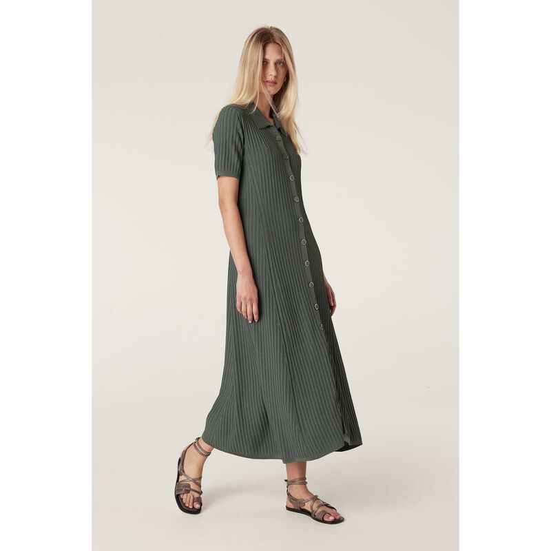 Cable Brooke Crepe Rib Dress image number 3